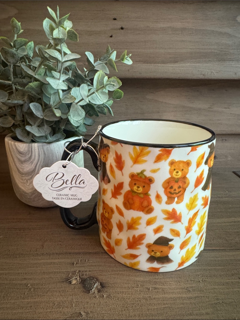 10 Strawberry Street Halloween Bear Mug